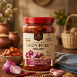 homemade onion pickle pyaz achar natural spicy traditional indian pickle chemical free